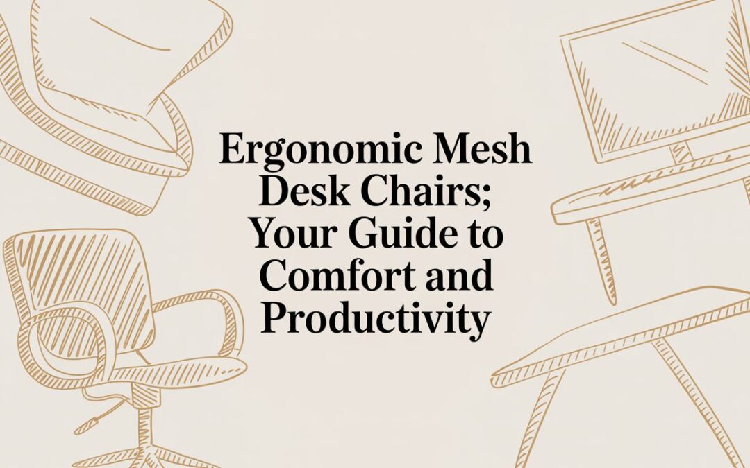 Ergonomic Mesh Desk Chairs: Your 2026 Guide to Comfort and Productivity