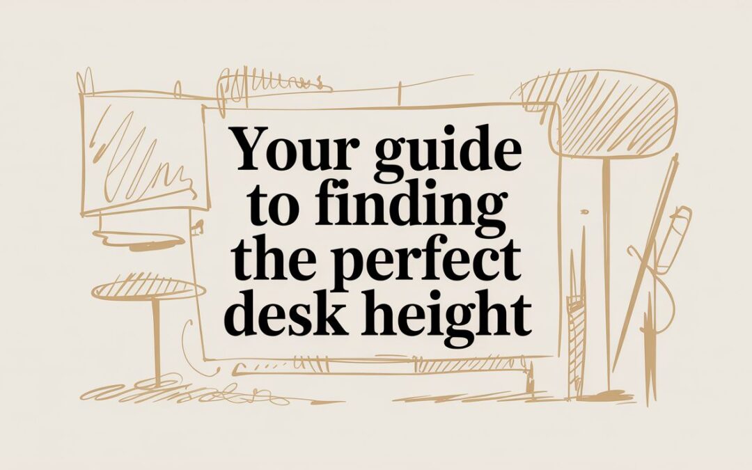 Your Guide to the Perfect Desk Height for the UK in 2026