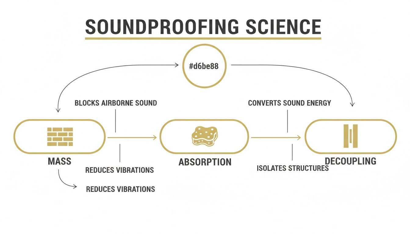 science-insulation-soundproofing-methods soundproofing science flow chart