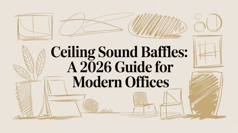 Ceiling Sound Baffles: A 2026 Guide for Modern Offices