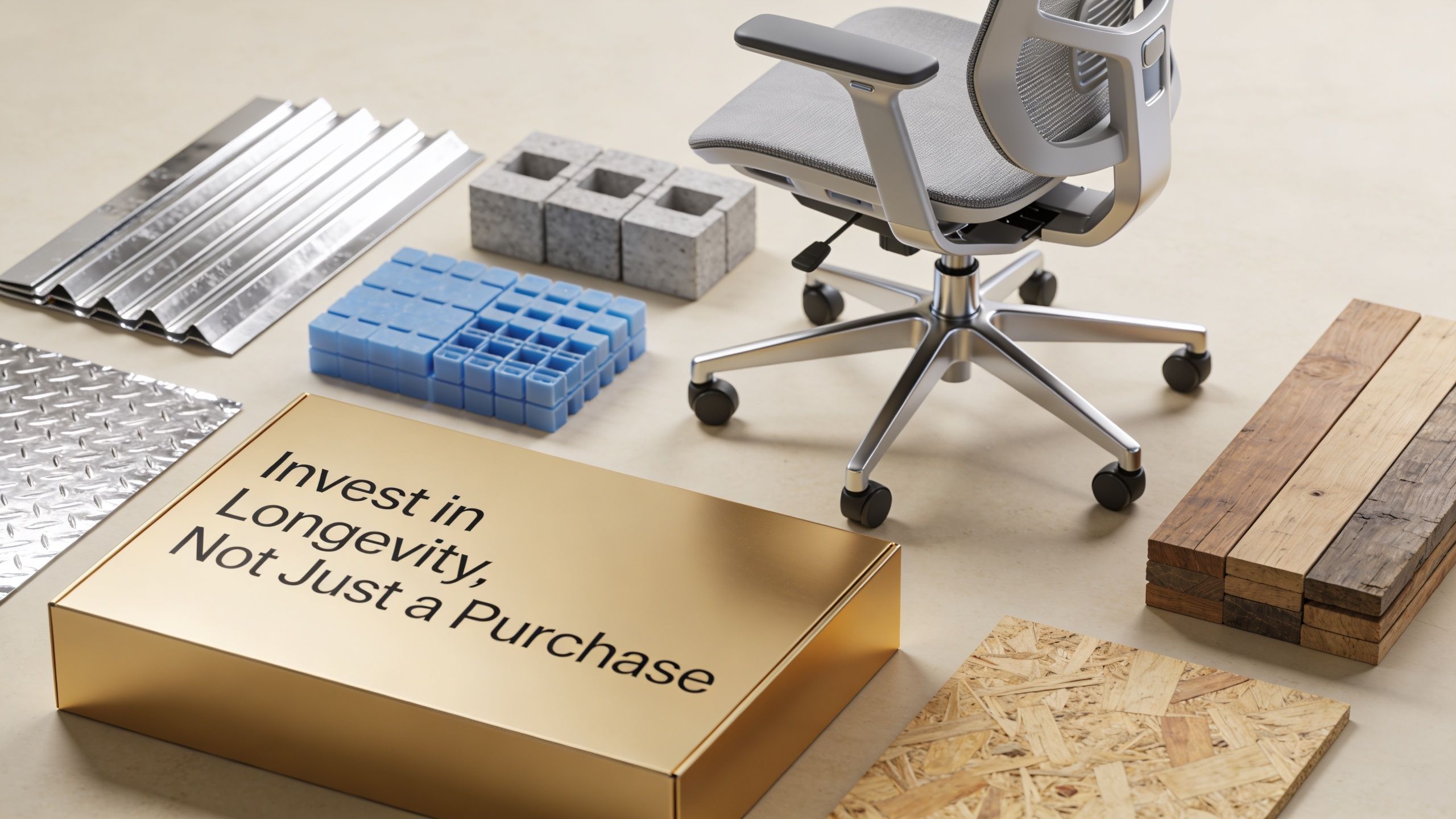 materials for office design ideas with a chair