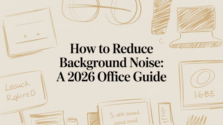 How to Reduce Background Noise: A 2026 Office Guide