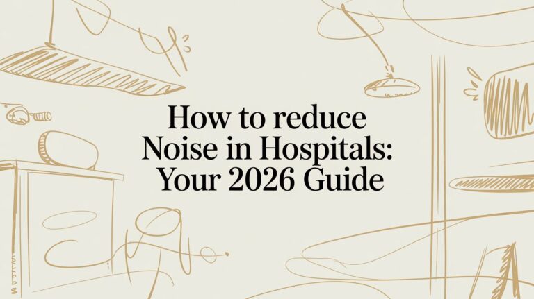 How to Reduce Noise in Hospitals: Your 2026 Guide