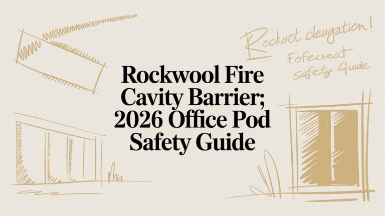 Rockwool Fire Cavity Barrier: 2026 Office Pod Safety Guide