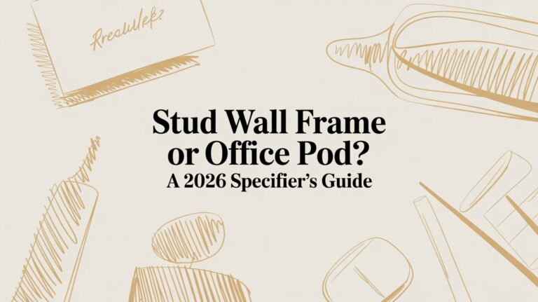 Stud Wall Frame or Office Pod? A 2026 Specifier’s Guide